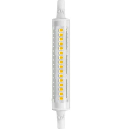 R7S 118mm / 8W LED-lamp - 1100lm, Keramisch, Helder, 3000K