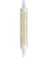 R7S 118mm / 8W LED-lamp - 1100lm, Keramisch, Helder, 3000K