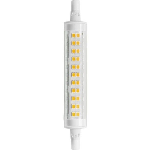 R7S 118mm / 11W LED lamp - 1600lm, helder glas, 3000K
