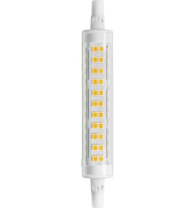 R7S 118mm / 11W LED lamp - 1600lm, helder glas, 3000K