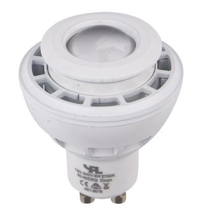 GU10 5,5W DimToWarm LED lamp - 2000K-2800K, 30-80°, wit, dimbaar