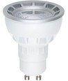 GU10 5,5W DimToWarm LED lamp - 2000-2800K, 40°, dimbaar, wit/nikkel front