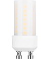 GU10 4W LED buislamp, 5,2cm - Dimbaar, mat glas, 2700K