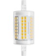 R7S 78mm / 11W LED lamp - 1600lm, 3000K, helder glas, keramiek