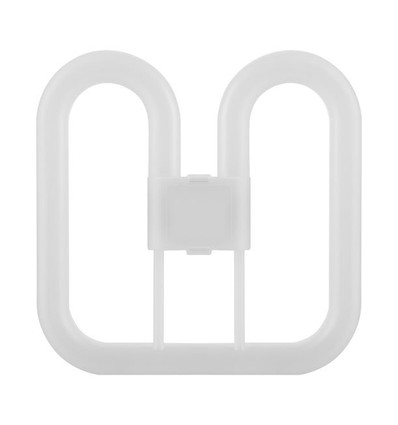 14W 2D LED lamp - GR8 fitting, 2-pins, 1680lm, opaal, Direct/Ballast compatibel