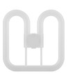 14W 2D / GR8 LED-lamp - 2-pins, 1680lm, opaal, Direct/Ballast compatibel