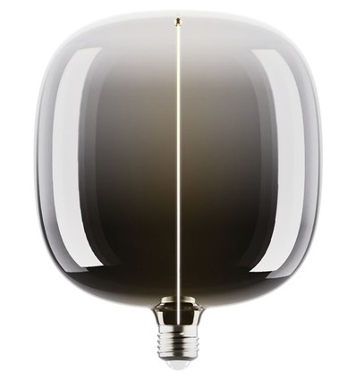 E27 4,8W dimbare LED-lamp - Big Flex Magnetic, 1800K, Rookglas, 100lm