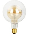 E27 4,9W LED Filament Double Globe G125 - 470lm, 2200K, dimbaar, goud glas