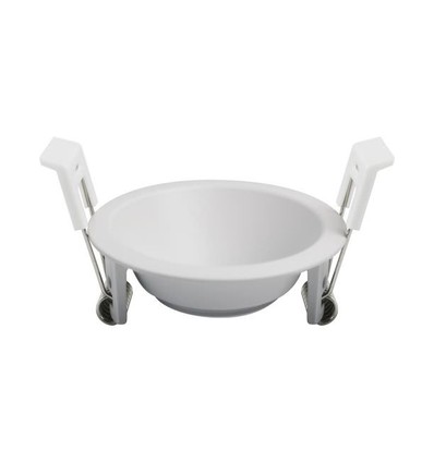 Deep-Deco witte aluminium downlight ring - Voor inbouwspots, rond