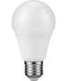 E27 9W LED-lamp, 100-240V - A60, 900lm, 3000K, opaalglas