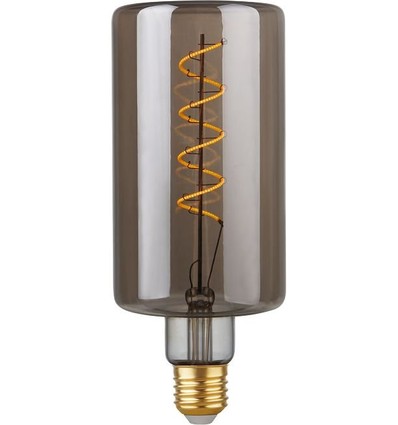 E27 4W dimbare LED lamp - Flex Bottle, 2200K, Smoke, filament, decoratieve lamp