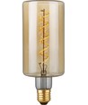 E27 4W dimbare LED-lamp - Filament Flex Bottle, 240lm, 2200K, Goud glas
