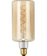 E27 4W dimbare LED-lamp - Filament Flex Bottle, 240lm, 2200K, Goud glas
