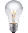 E27 4W dimbare LED kaarslamp, topverzilverd - A55, 250lm, 2500K