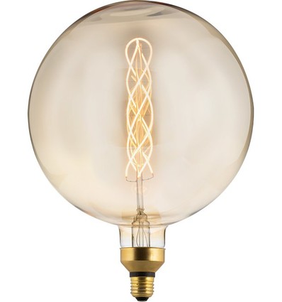 E27 6W XXL Flex Globe G300 filamentlamp - 250lm, dimbaar, goud glas, 2000K