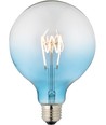 E27 4W dimbare LED lamp - G125, Flex Filament, Blauw, 140lm