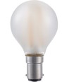 BA15d 1,5W dimbare LED kogellamp - G45, filament, mat glas, 2500K
