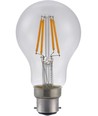 BA22d 4W dimbare LED lamp - A60, filament, 320lm, 2500K, helder glas
