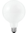 E27 6W dimbare LED-lamp - DimToWarm, G125, opaal glas, 2000-4500K, filament