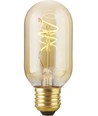 E27 4,2W dimbare Slim Flex LED lamp - 11cm, 2200K, Goud, filament buis
