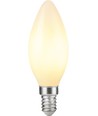 E14 2,5W dimbare LED kogellamp - Filament, C35, 250lm, 2500K, opaal glas
