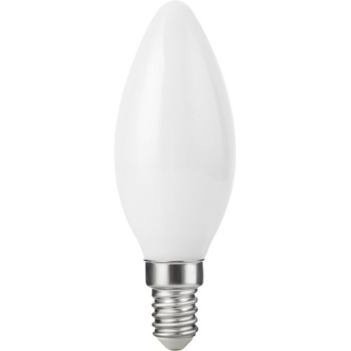 E14 4,7W dimbare LED kogellamp - Filament, opaal glas, 2700K, 470lm