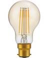 BA22d 4,7W dimbare LED lamp - A60, filament, 2200K, goud glas, 470lm
