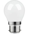 B22d 4,7W dimbare LED kogellamp - G45, opaal glas, 2700K, filament
