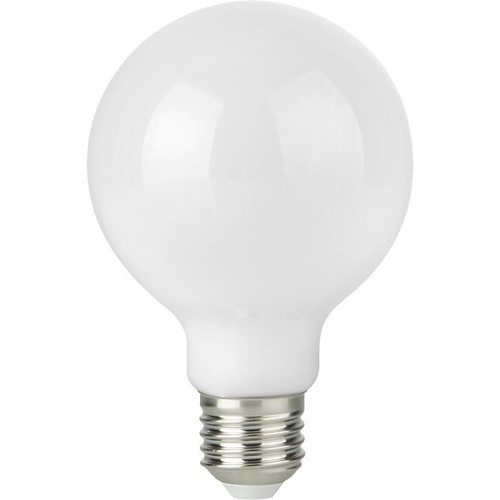 E27 2,5W dimbare LED globe lamp - G95, opaal glas, filament, 2500K