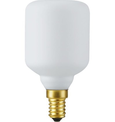 E14 4W dimbare LED cilinderlamp - 9,5cm, 2500K, mat wit, Fila Cylinder
