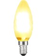 E14 4W dimbare LED kaarslamp - Twisted, 320lm, 2500K, mat glas, gedraaid filament
