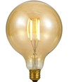 E27 7W dimbare LED globe lamp - G125, filament, 2200K, goud glas, 570lm
