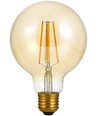 E27 4W dimbare LED globe lamp - G95, filament, 2200K, goud glas, 350lm