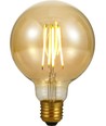 E27 4W dimbare LED globe lamp - G95, filament, 2200K, goud glas, 350lm