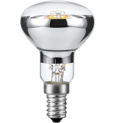 E14 4W dimbare LED filament lamp - R50, 250lm, 2500K, helder glas