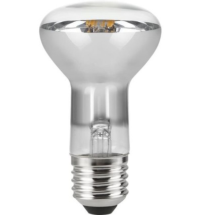 E27 5,5W dimbare LED filament lamp - R63, 400lm, 2500K, helder glas