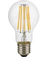 E27 8W dimbare LED lamp - A60, filament, 806lm, helder glas, 2500K