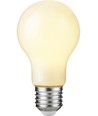 E27 7W dimbare LED lamp - A60, opaal glas, 806lm, 2500K, filament