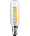 E14 4W dimbare LED buislamp - 9,5cm, filament, 2700K, helder glas