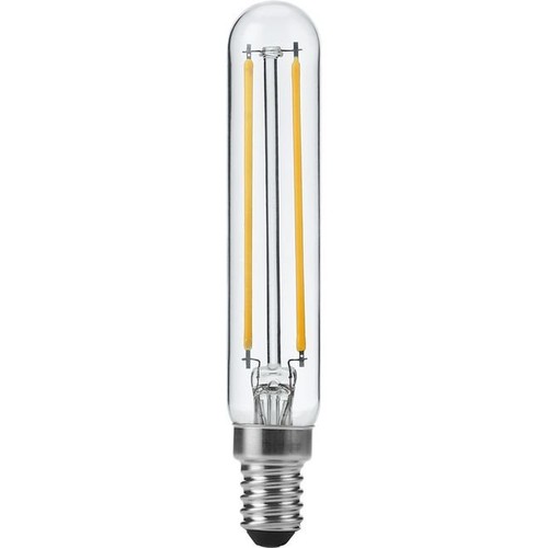 E14 4W dimbare LED buislamp - 11,5cm, filament, 2500K, helder glas