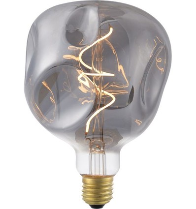 E27 4W XL Flex Mystery LED lamp - G125, 100lm, 2200K, Smoke, dimbaar