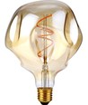 E27 4W XL Flex Mystery LED lamp - G125, dimbaar, 2000K, goud glas, filament