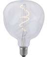 E27 4W XL Flex Mystery LED lamp - G125, filament, dimbaar, 2200K, helder glas