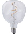 E27 4W XL Flex Mystery LED lamp - G125, filament, dimbaar, 2200K, helder glas