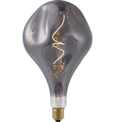 E27 4W XXL Flex Mystery LED lamp - A165, 100lm, 2200K, dimbaar, rookglas