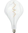 E27 4W XXL Mystery dimbare LED-lamp - A165, 250lm, 2500K, helder glas, filament flex
