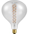 E27 5,5W dimbare LED XXL filamentlamp - R160, 380lm, 2200K, helder glas