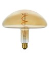 E27 4W dimbare LED filament lamp - XL Flex Mush, 200lm, 2000K, goud glas
