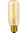 E27 4W dimbare LED lamp - Flex AX Tube, 13cm, 2000K, goud glas, filament
