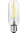 E27 4,5W Filament Flex AX Tube LED-lamp - 13cm, 2200K, dimbaar, helder glas
